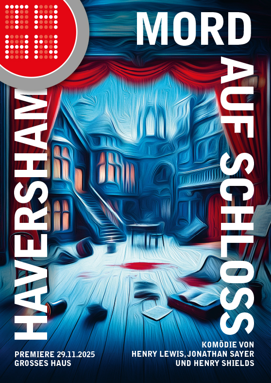 Stückplakat Mord auf Schloss Haversham